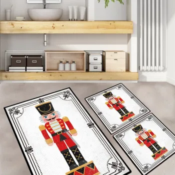 Set covorase de baie, L'essentiel Maison, Lead Soldier, Poliester, Multicolor imagine