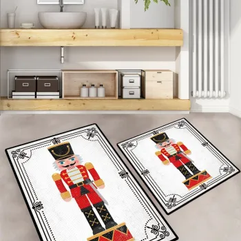 Set covorase de baie, L'essentiel Maison, Lead Soldier, Poliester, Multicolor imagine