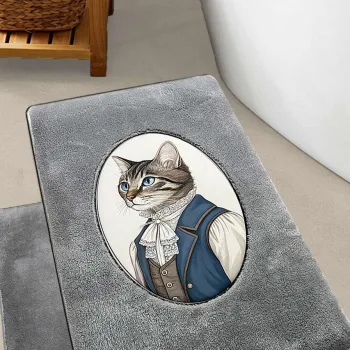 Set covorase de baie, L'essentiel Maison, Modcat, Fumuriu imagine