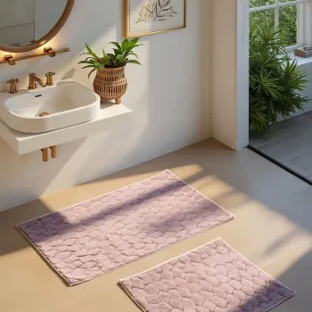 Set covorase de baie, L'essentiel Maison, Rabbit, Roz imagine