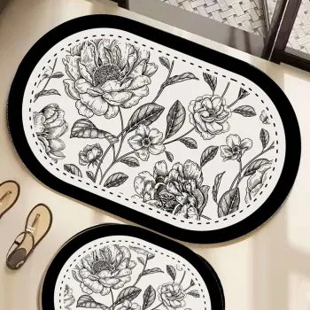 Set covorase de baie, L'essentiel Maison, Rasse, Multicolor imagine