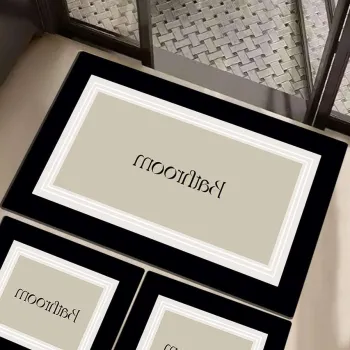 Set covorase de baie, L'essentiel Maison, Roose, Multicolor imagine