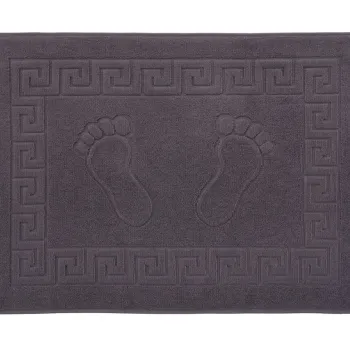 Set covorase de baie, L'essentiel Maison, Scopa, Gri inchis imagine