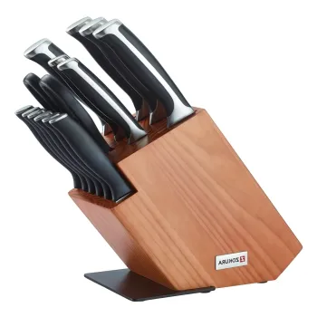 Set cutite 14 piese, Zokura, inox/plastic imagine