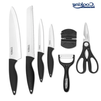 Set cutite 8 piese, Cooking by Heinner, Carera, inox, argintiu imagine