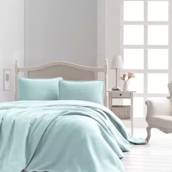 Set cuvertura pique dubla, Liv, Saheser, Bumbac imagine