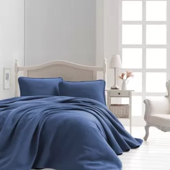 Set cuvertura pique dubla, Liv, Saheser, Bumbac imagine