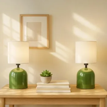 Set de lampi de masa, Opviq, 780SGN4746, Crem / Galben imagine