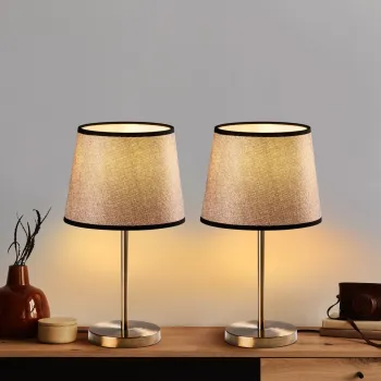 Set de lampi de masa, Opviq, 892OPV2230, Maro antichizat imagine