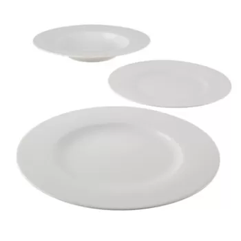 Set de masa 12 piese, Vivo Villeroy & Boch, Basic White Starter, portelan premium, alb imagine