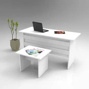 Set de mobilier de birou, Locelso, VO8, Alb imagine