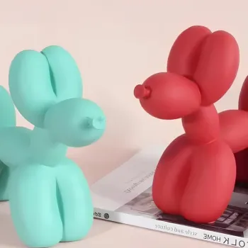 Set de obiecte decorative, CY0420, Poliester, Rosu / Verde marin imagine