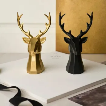 Set de obiecte decorative, Ers2139, BIOPLASTIC, Negru imagine