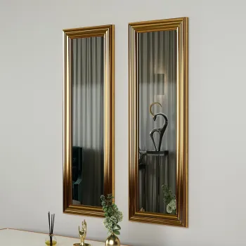 Set de oglinzi, Siam, Candy, MDF , Auriu imagine