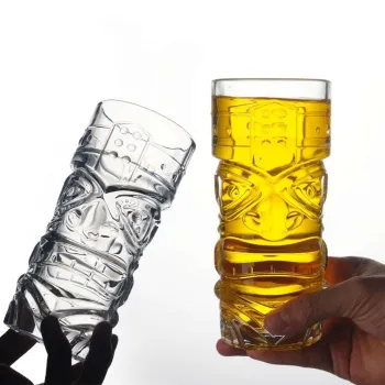 Set de pahare de cocktail, Hermia, 244VTR1119, 420 ml, Transparent imagine