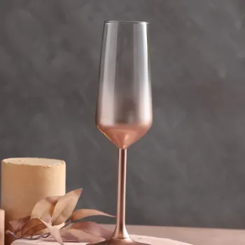 Set de pahare de sampanie, Hermia, 409PBH1153, Roz imagine