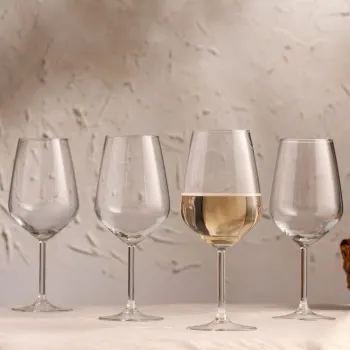 Set de pahare de vin, Hermia, 127RKL1109, Transparent imagine