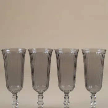 Set de pahare de vin, Hermia, 127RKL1175, Fumuriu imagine