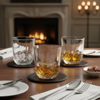 Set de pahare de whisky, Hermia, 409PBH1122, Transparent imagine