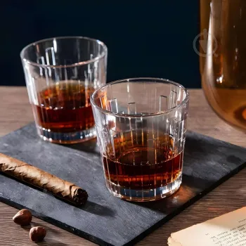 Set de pahare de whisky, Hermia, 896PBH1420, Transparent imagine