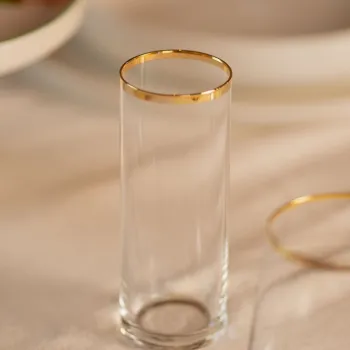 Set de pahare Raki, Hermia, 127RKL1115, Auriu / Transparent imagine