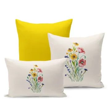 Set fete de perna, Artflowerset3-21, Poliester, Multicolor imagine