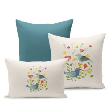 Set fete de perna, Artflowerset3-40, Poliester, Multicolor imagine
