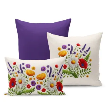Set fete de perna, Artflowerset3-41, Poliester, Multicolor imagine
