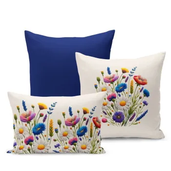 Set fete de perna, Artflowerset3-44, Poliester, Multicolor imagine