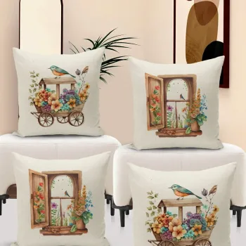 Set fete de perna, Artflowerset4-69, Poliester, Multicolor imagine