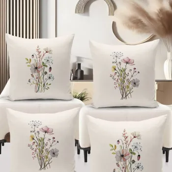 Set fete de perna, Artflowerset4-70, Poliester, Multicolor imagine