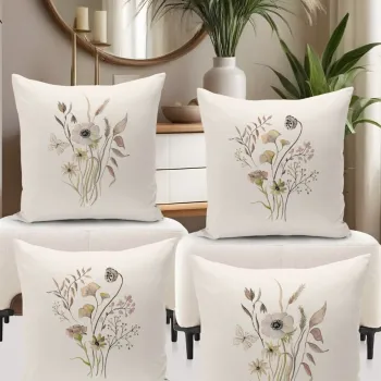 Set fete de perna, Artflowerset4-71, Poliester, Multicolor imagine
