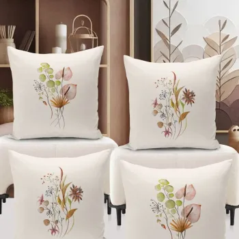 Set fete de perna, Artflowerset4-77, Poliester, Multicolor imagine