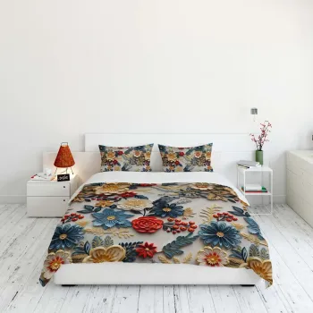 Set husa de pilota dubla (FR), L'essentiel Maison, FLW_DVT25-24, Multicolor imagine