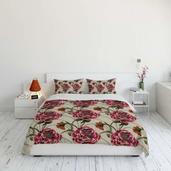 Set husa de pilota dubla (FR), L'essentiel Maison, FLW_DVT25-30, Multicolor imagine