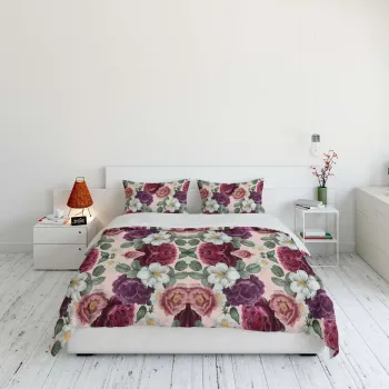 Set husa de pilota dubla (FR), L'essentiel Maison, FLW_DVT25-8, Multicolor imagine