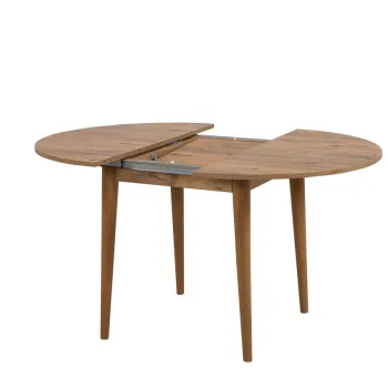 Set masa extensibila si 4 scaune, Vella, Vina 0900, PAL, Pin Atlantic / Piatra imagine