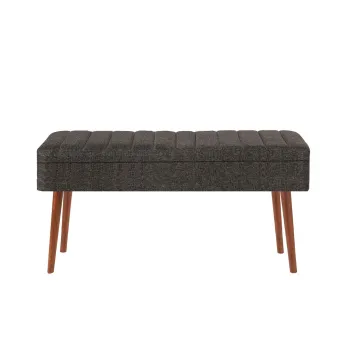 Set masa extensibila si 4 scaune, Vella, Vina 1053, PAL, Nuc / Antracit imagine