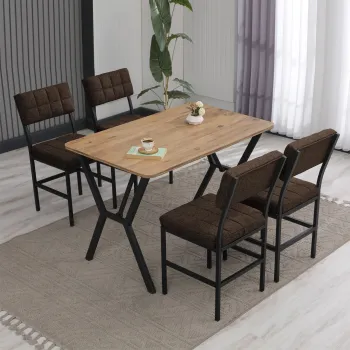 Set masa extensibila si scaune, Hanah Home, Dubai, Maro / Nuc imagine