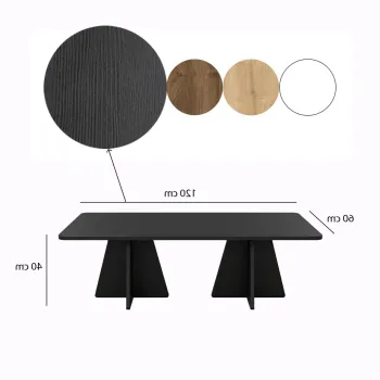 Set masuta de cafea, Neostill, Mushroom, PAL, Negru imagine