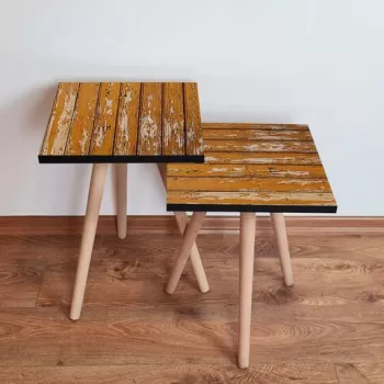 Set masute 2 piese, Leona, 2SHP343, Camila imagine