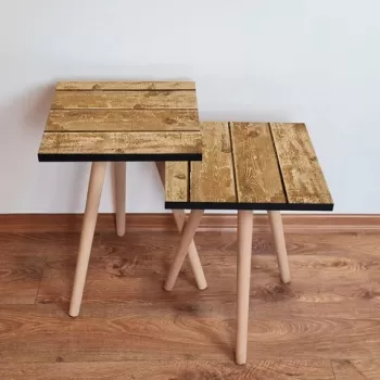 Set masute 2 piese, Leona, 2SHP348, Camila imagine