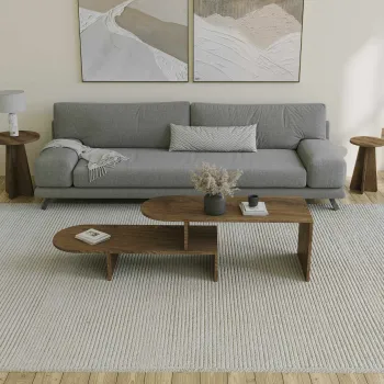 Set masute de cafea, Hanah Home, Puzzle, PAL, Maro imagine