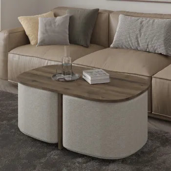 Set masute de cafea, Hanah Home, Twin, PAL, Nuc antic imagine