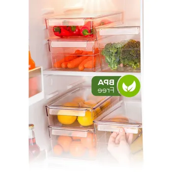 Set organizatoare frigider, Hermia, 964FRM3437, Transparent imagine