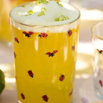 Set pahare, Hermia, 127RKL1139, Auriu / Transparent imagine