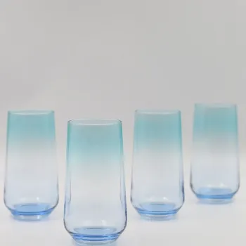 Set pahare, Hermia, 127RKL1151, Albastru / Turcoaz imagine