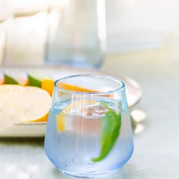 Set pahare, Hermia, 127RKL1154, Albastru / Turcoaz imagine