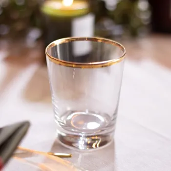 Set pahare, Hermia, 127RKL1170, Auriu / Transparent imagine