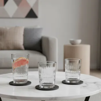 Set pahare, Hermia, 896PBH1441, Dimensiune medie a paharului: 230 ml (6 bucati), Transparent imagine